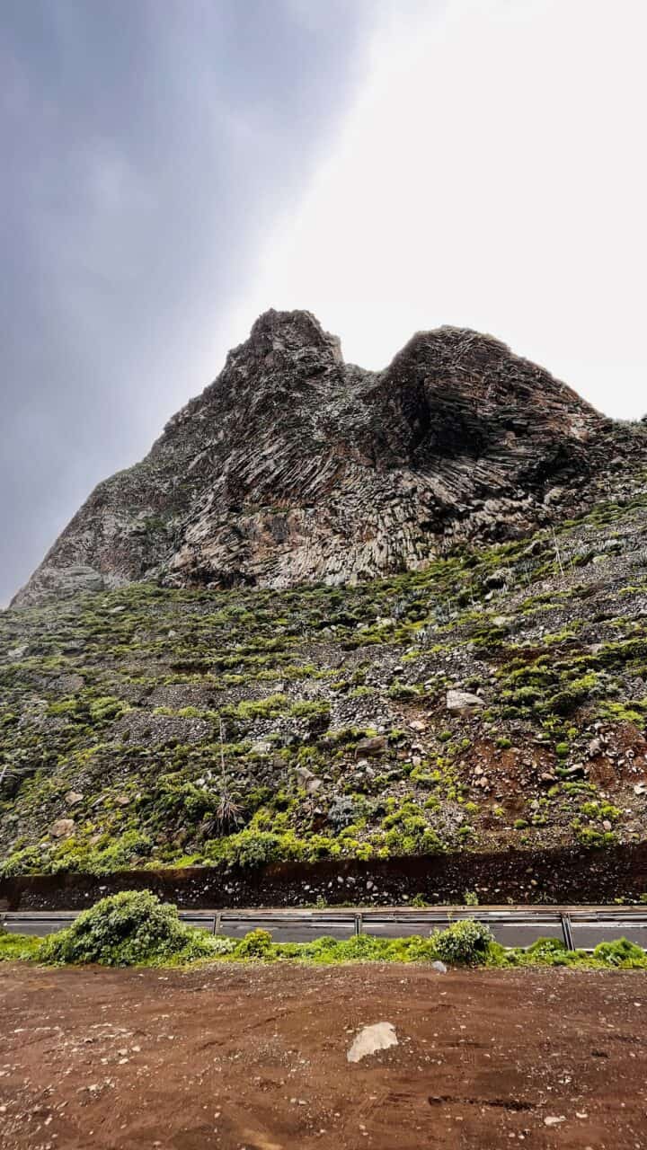 Roque de las Animas volcanic plug - one of the largest in Tenerife